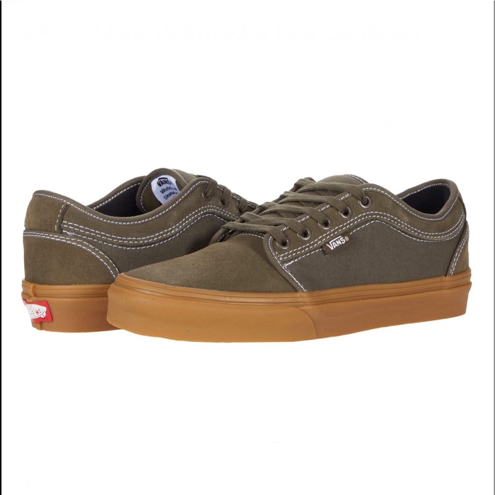 Vans chukka low canteen gum brown sneaker shoes